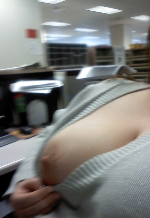 Office Breast Flash Mega Porn Pics