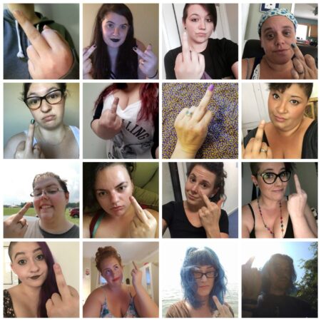 16 bloggers giving Screaming O the finger