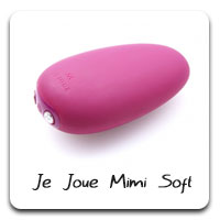 Je-Joue Mimi Soft: You can also consider the Mimi regular, but I think the vibrations travel a little bit better through that soft tip. Versatile, works for all bodies, silky smooth silicone. 
