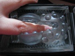 The texture of the Tenga Flip Hole Black