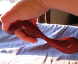 Nobessence Fling, a wooden g-spot/prostate dildo