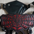 Tantus Black Widow Connoisseur Harness - Showing back panel and straps