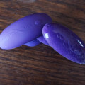 We-Vibe 4 is on the left. You can clearly see the power button. The We-Vibe 3 power button is smaller and located at the front tip. 