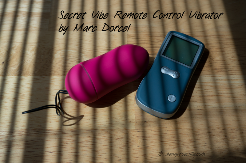 Secret Vibe Remote Control Vibrator by Marc Dorcel — Dangerous Li...