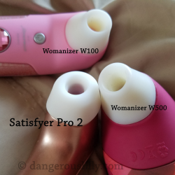 Satisfyer Pro 2 head vs Womanizer W500 head